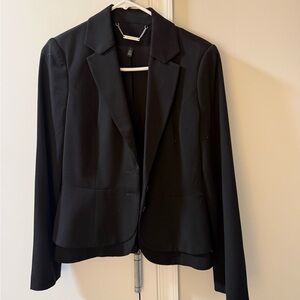 White House Black Market Black Tailored Women's Blazer